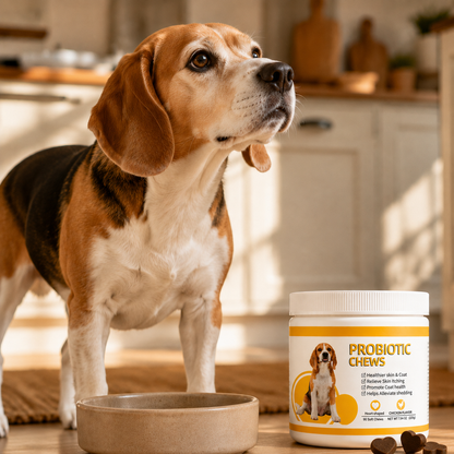 Thrive Daily Probiotic Soft Chews for Dogs — Gut Health, Firm Stools & Sensitive Stomach Support